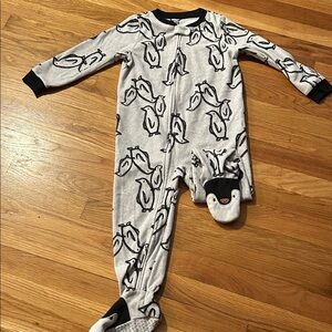 Carter's Penguin Print Footie Pajamas